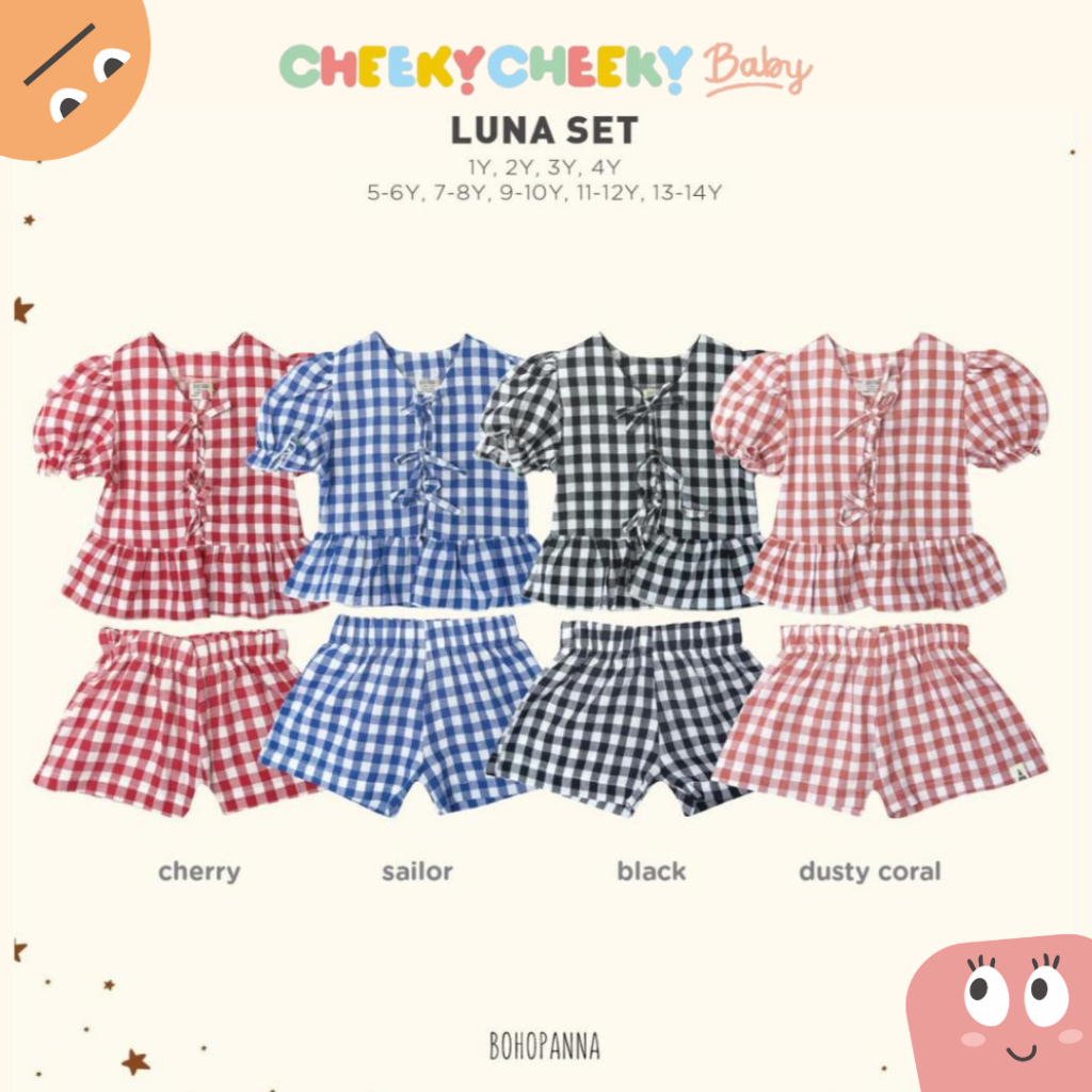 Bohopanna Luna Set / Set Baju Bayi dan Anak