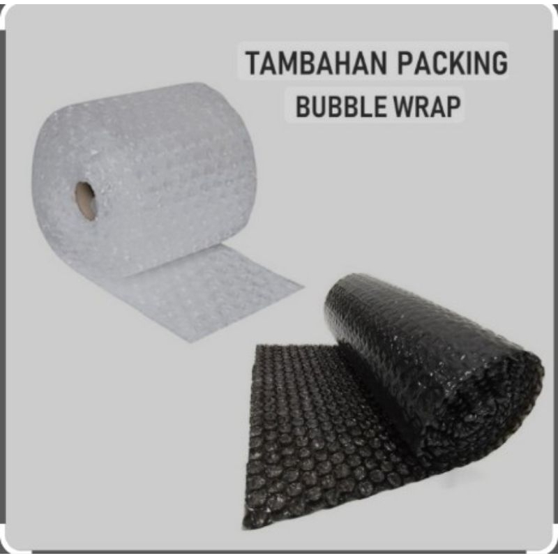 

Tambahan packing bubble wrep