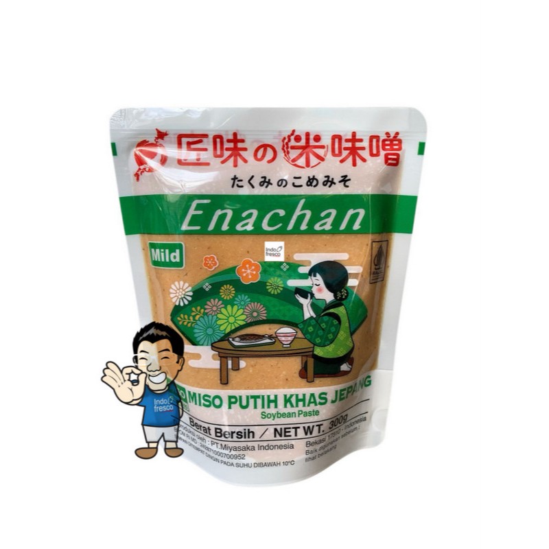 

Shinshuichi Enachan Shiro Miso Paste- Pasta Miso- Tauco Putih 300g