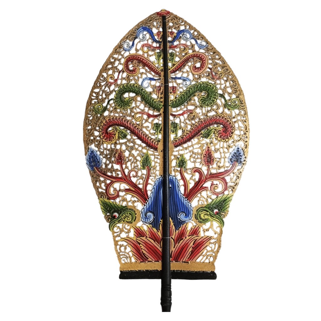 Kerajinan Wayang Kulit Bali 30cm– Tokoh Kayonan (Gunungan)