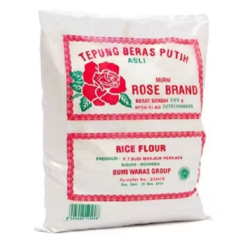 

tepung beras putih ROSE BRAND kemasan 500gr