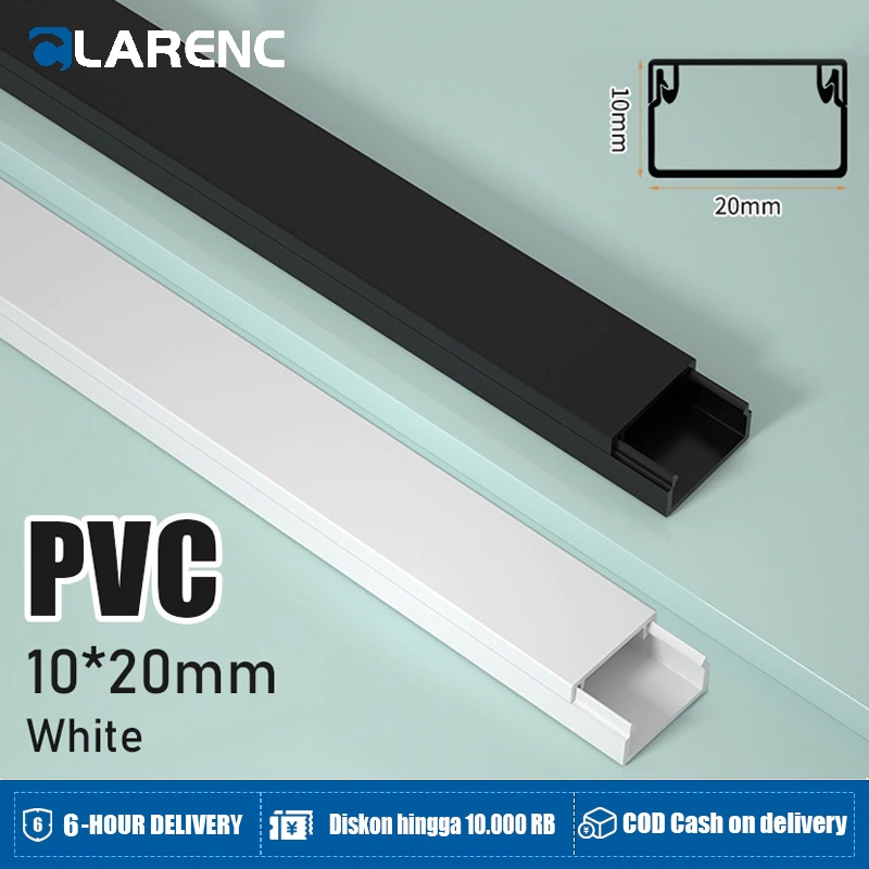 Kabel Duct Kabel Dak Cable Ducting Penutup Pelindung Kabel Tempel Dinding Lantai PVC Tray Kabel List