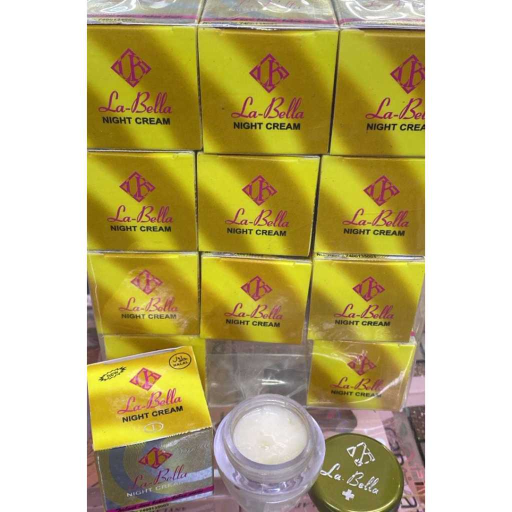 CREAM LABELLA SIANG MALAM/ CREAM LABELLA HOLO ASLI SILVER ORIGINAL