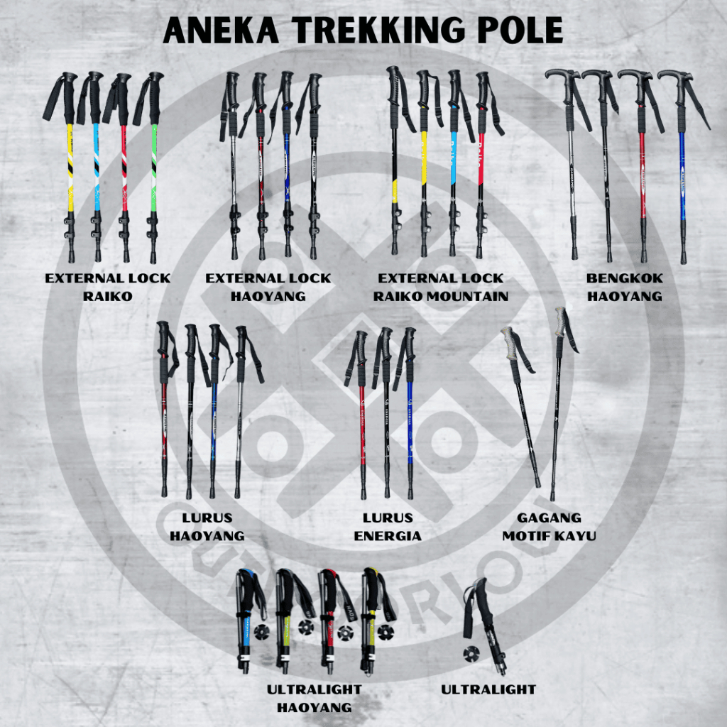 -ANEKA Trekking Pole Naturhike Taffsport Tongkat Trekking Tongkat Gunung Tracking Pole Ultralight