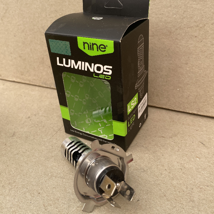 Lampu Motor Lampu LED Laser H4 Vixion byson Luminos Biasa Senja Biru