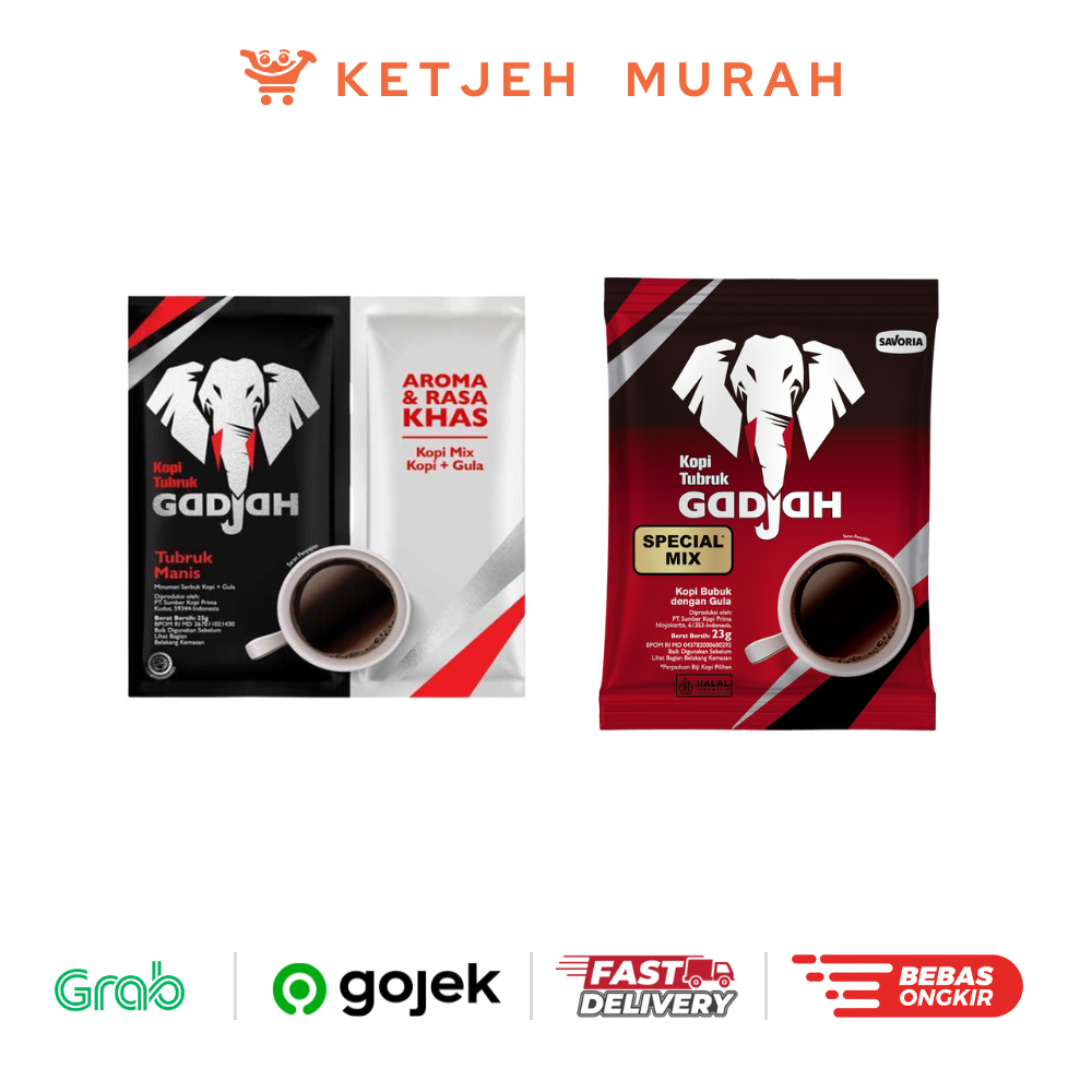 

Kopi Tubruk Gadjah Gula Pisah / Special Mix Campur Gula Sachet