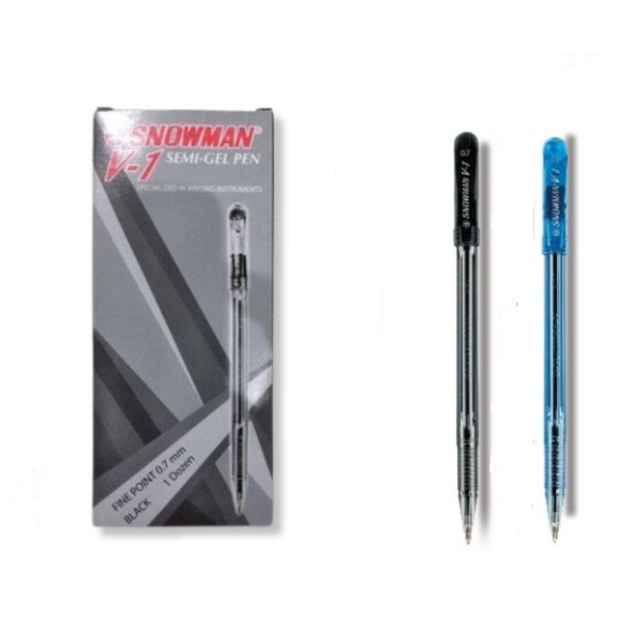 

Pulpen Snowman V1 Semi Gel Pen 0,7mm