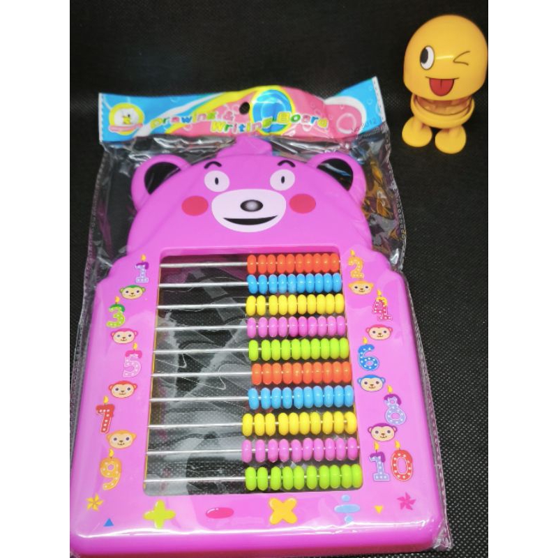 Sempoa Karakter Bear Edukatif Anak TK/SD – Plastik Warna-Warni & Karakter Lucu – Mainan Belajar Berh