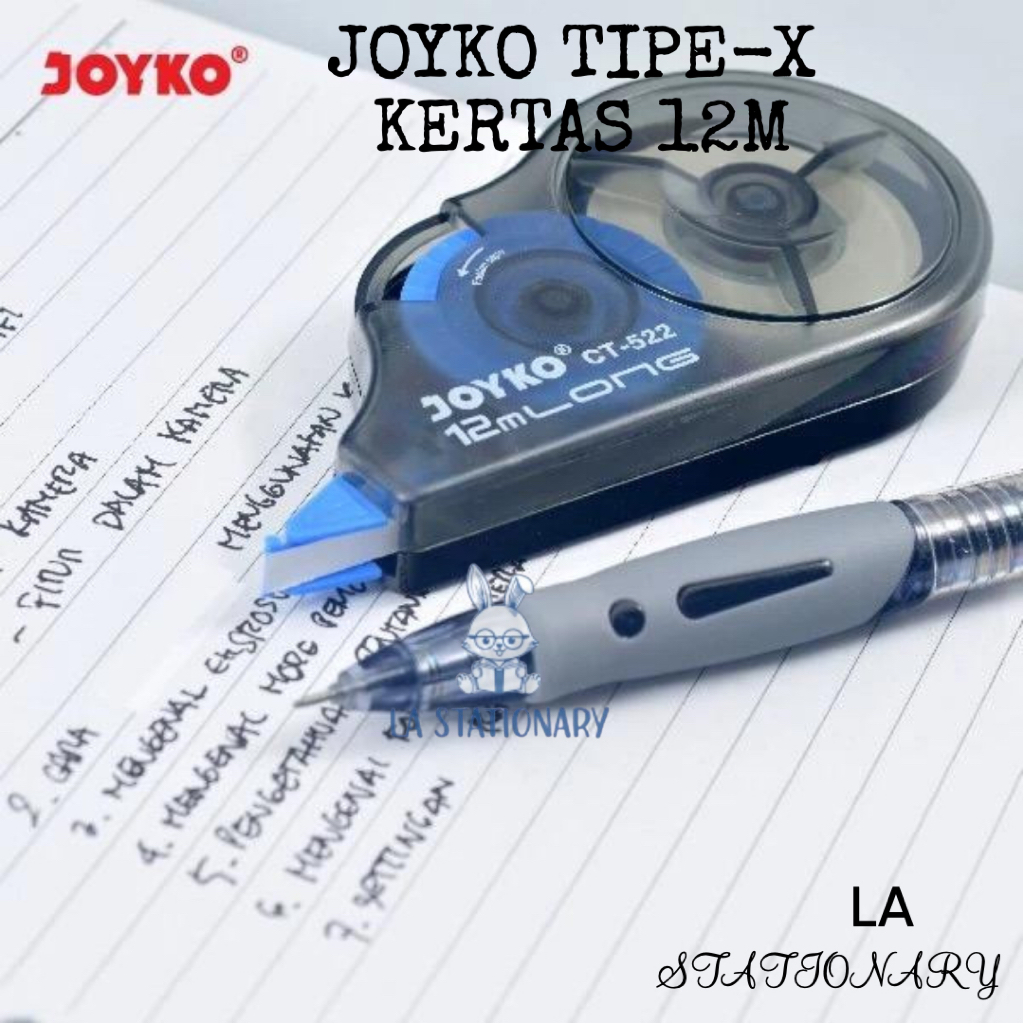 

CORRECTION TAPE / PITA KOREKSI JOYKO 12M PER PCS
