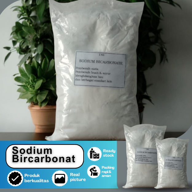 

Soda Kue Repack 1 Kg Sodium Bicarbonate Bubuk Food Grade Bahan Premium