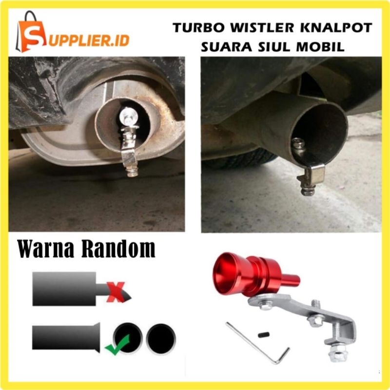 Penyiul Turbo Knalpot  Mobil Whistler Peluit Suara Turbo