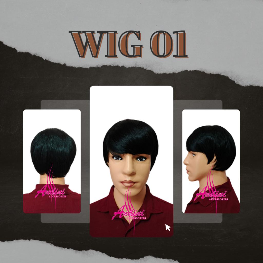 wig pria Korea/wig cowo pendek/wig pria pendek/wig pendek/wig Korea cowo 01