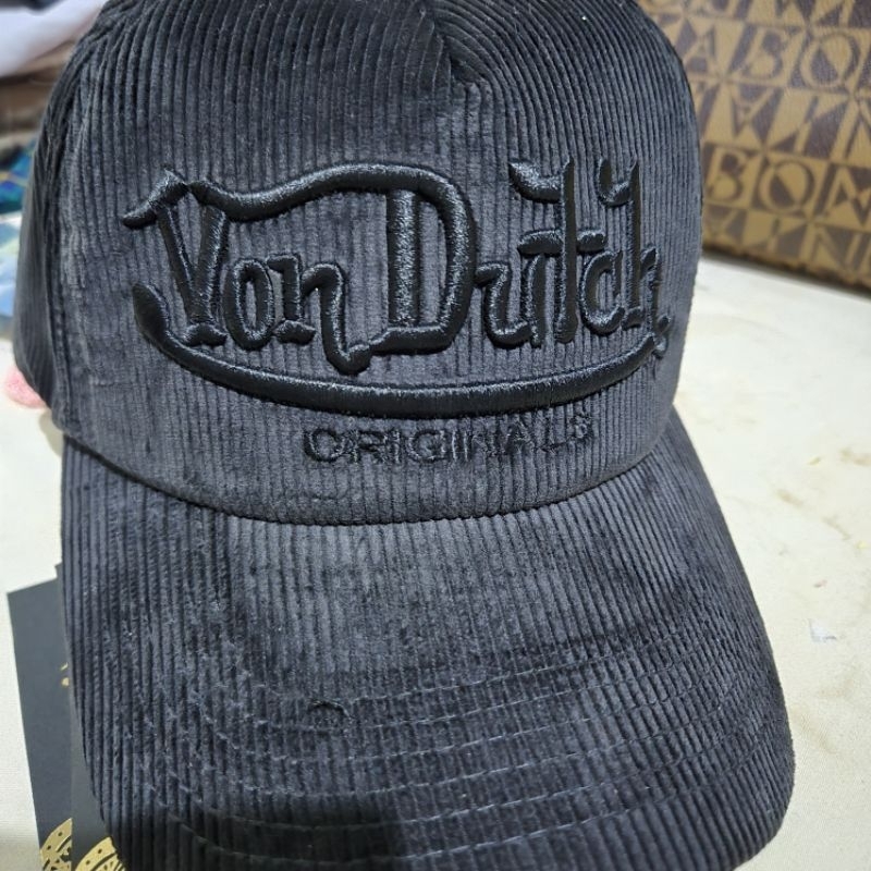 topi von dutch arrival corduroy full black