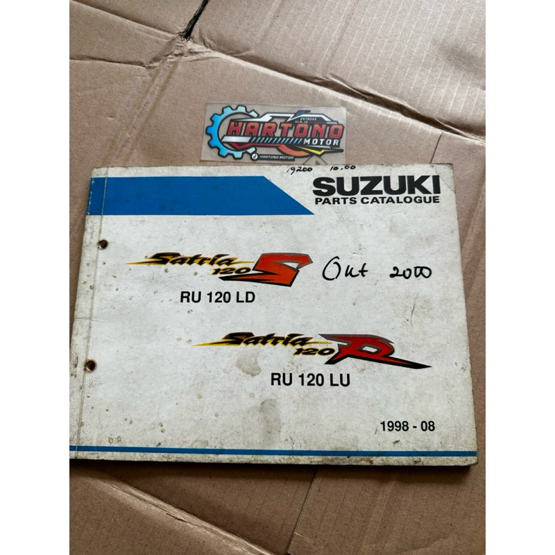 buku catalog satria 2 takoriginal