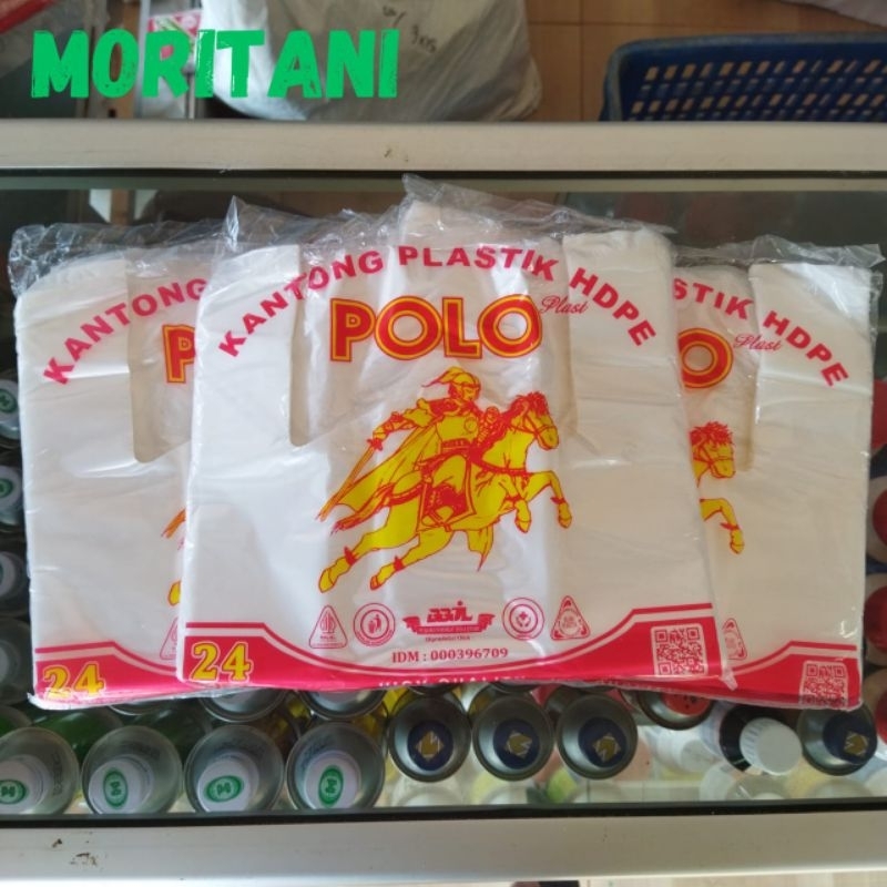 Kantong Plastik HDPE POLO Tanggung Ukuran 25