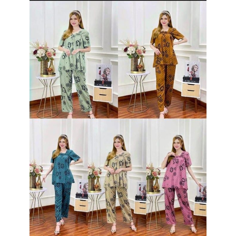 One Set Fuji/One Set Kekinian/Set Batik Rayon Premium/Setelan Termurah/Setelan Batik/Set