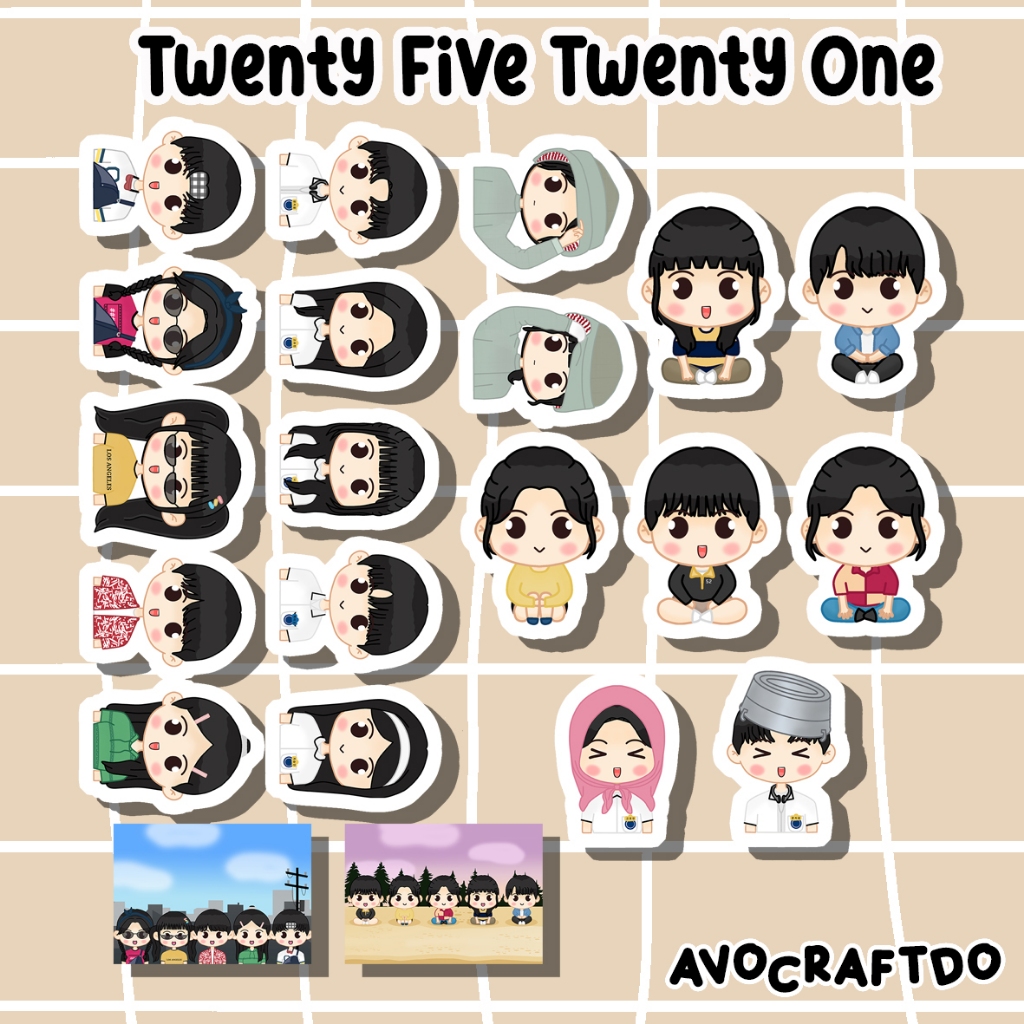 

[ AVOCRAFTDO ] Sticker Kdrama Twenty Five Twenty One