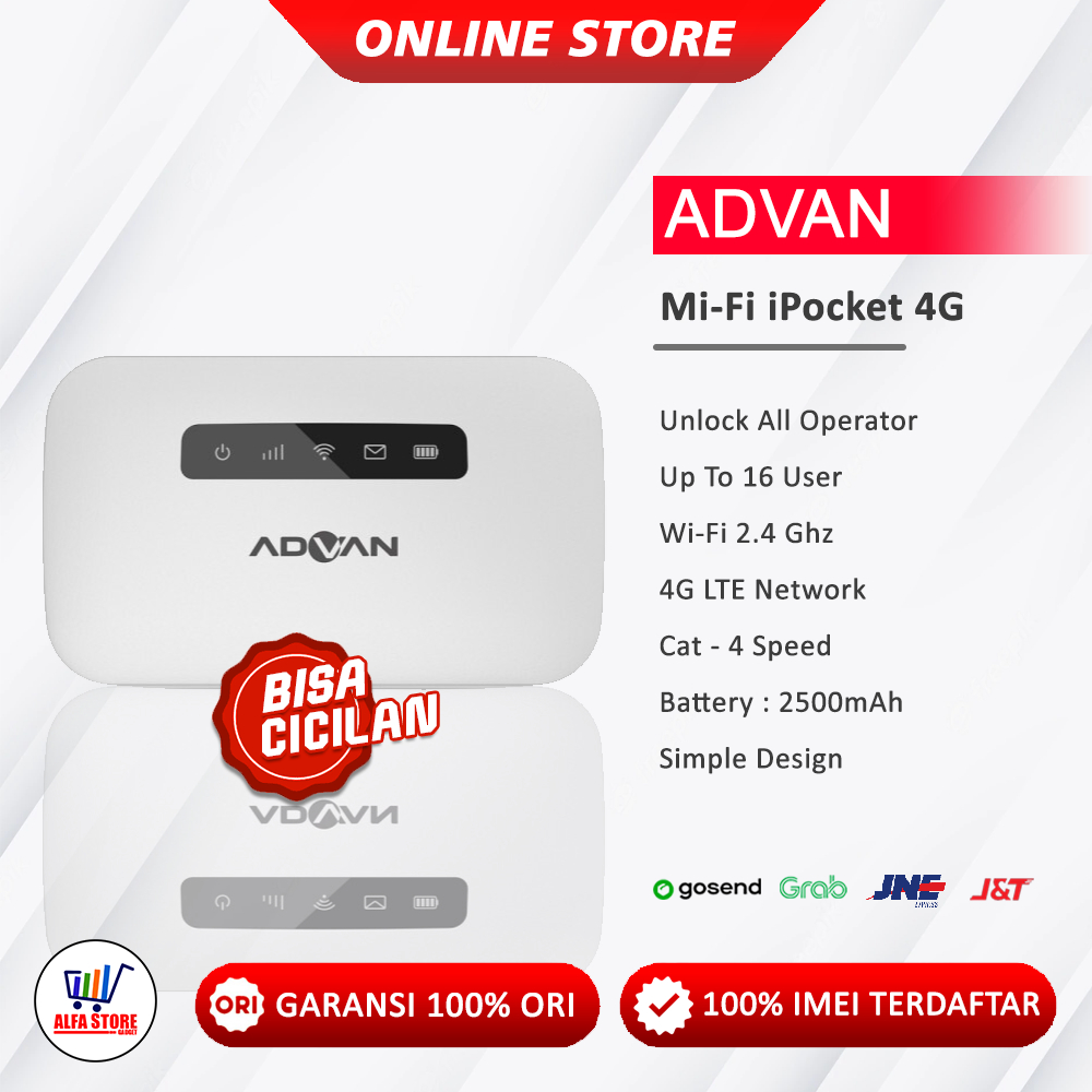 Advan MiFi IPocket 4G All Operator