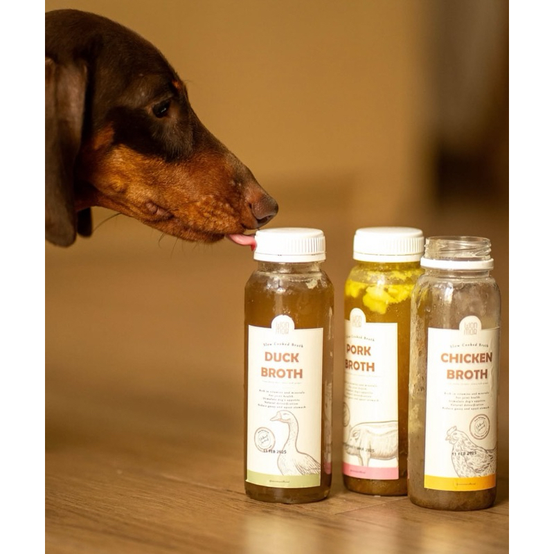 

WONMOR BROTH 250ML (Chicken / Pork / Duck) / Kaldu untuk Anjing Penambah Nafsu Makan