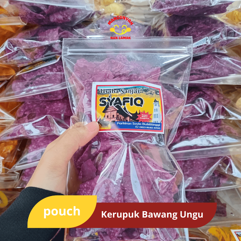 

Karupuak Kerupuk Bawang Ungu | Mangunyah Nan Lamak