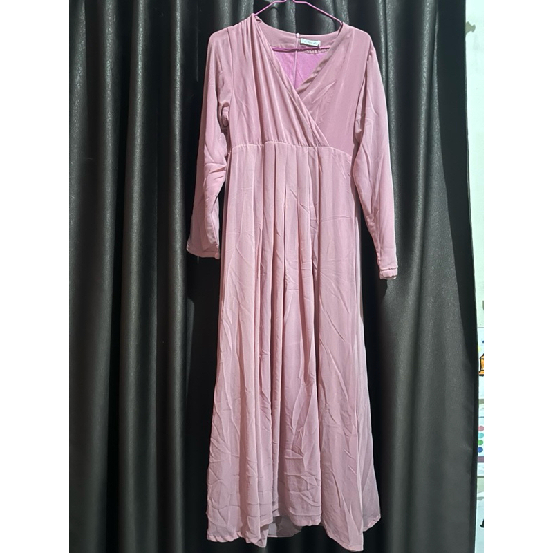 PRELOVED HIJAB ALILA Dusty Pink