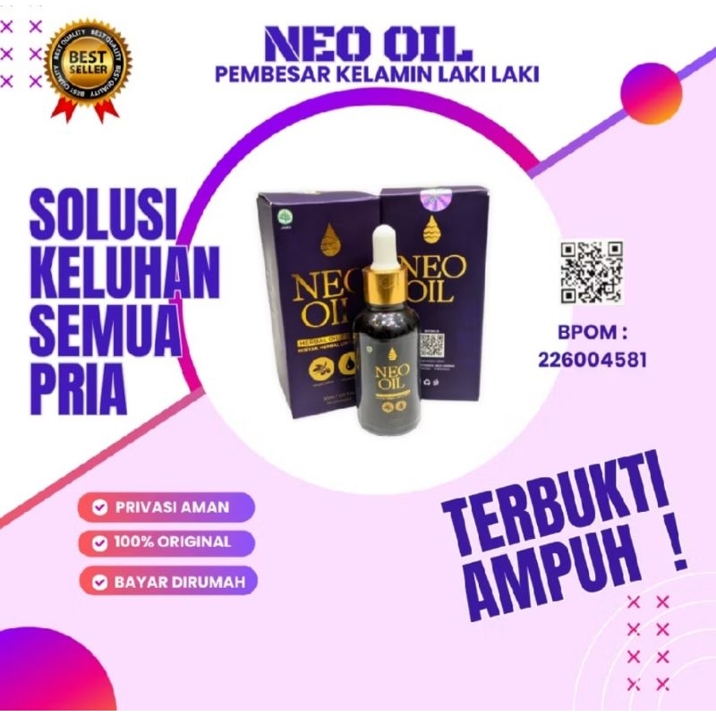 TERBARU!!! NEO OIL MINYAK PEMBESAR ALATKELAMIN PRIA:/ PEMBESAR KELAMIN LAKI LAKI