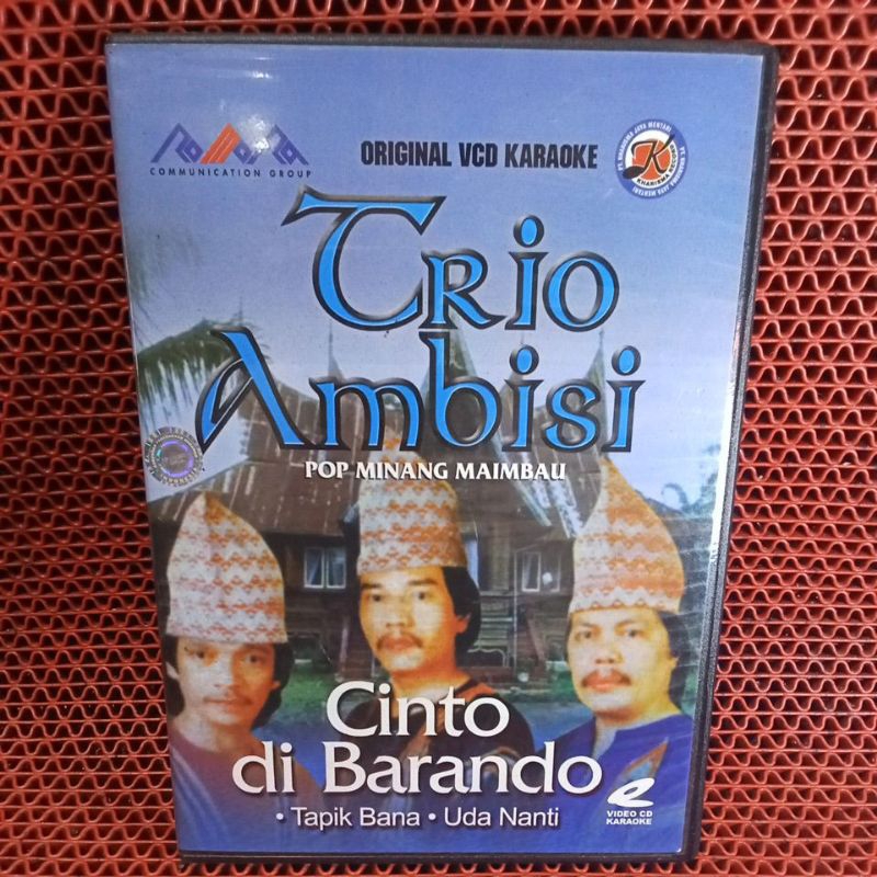 VCD lagu POP Minang Maimbau... TRIO AMBISI...Cinto Dibarando 100% ORIGINAL