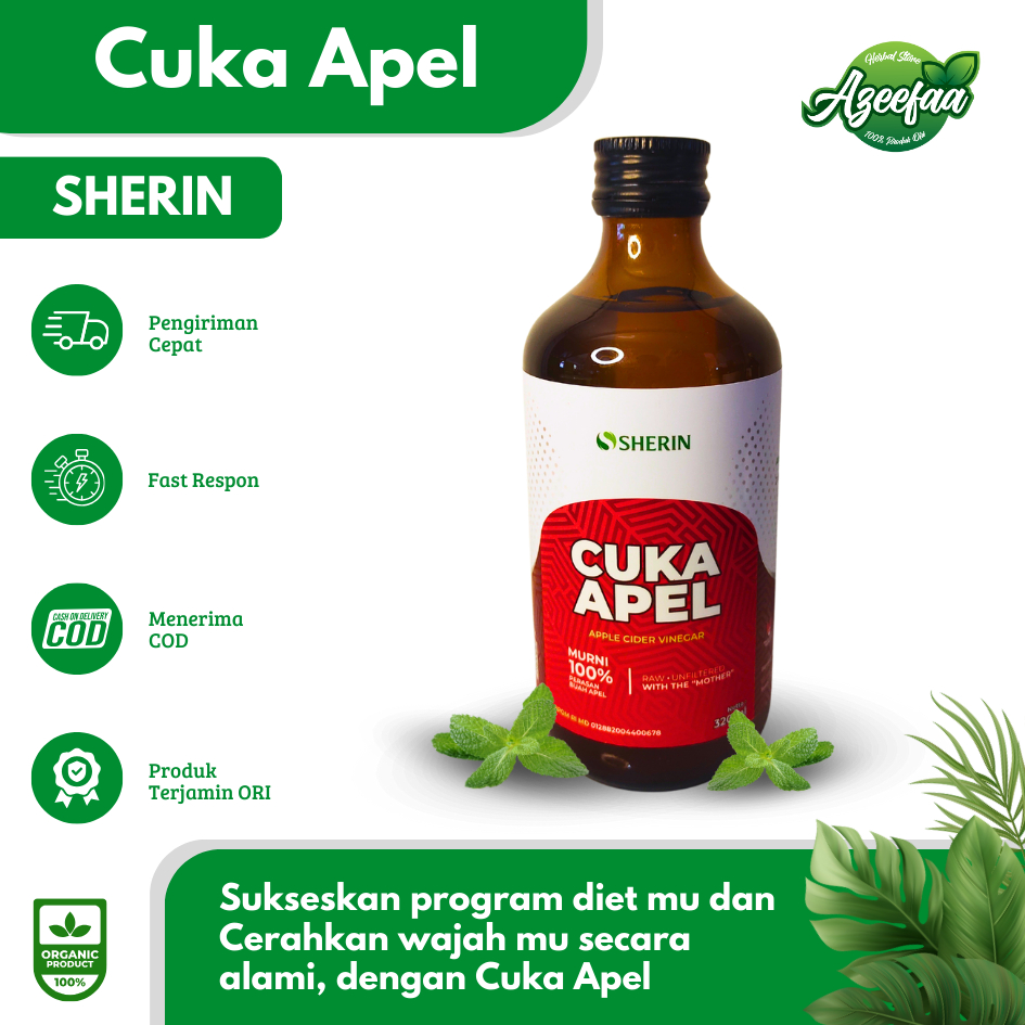 

Sukses Diet dan Cerahkan Wajah dari Dalam | Cuka Apel SHERIN 100% Murni Sari Apel