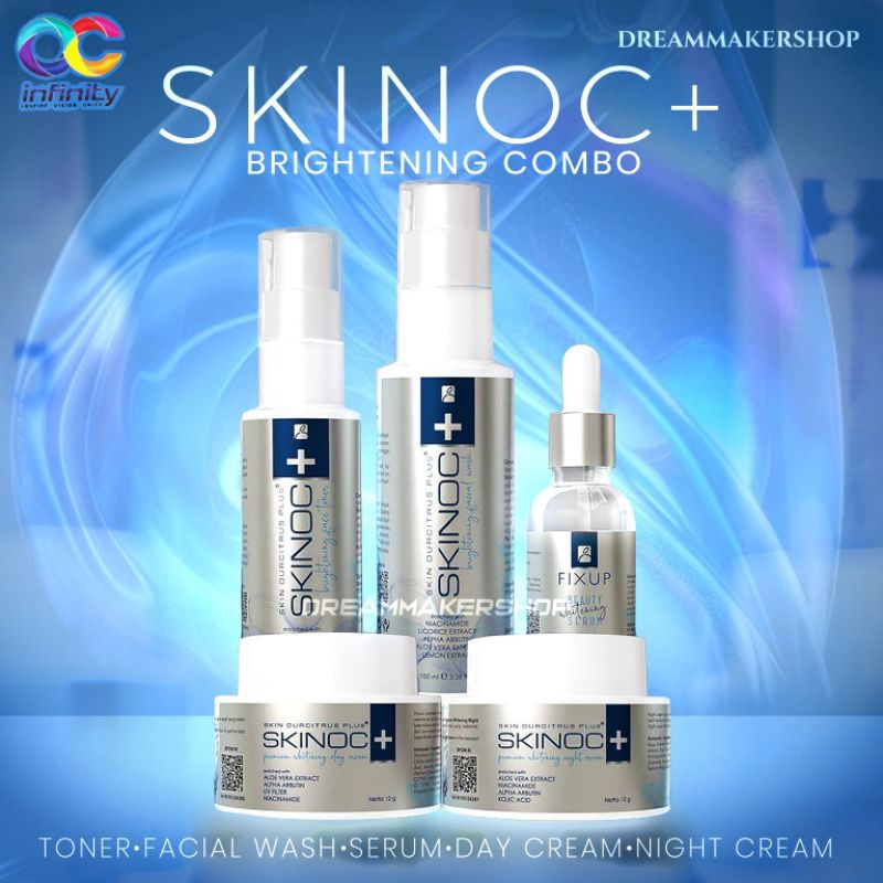 SKINOC+ SKINCARE SERIES BY OURCITRUS, PAKET PERAWATAN WAJAH BPOM
