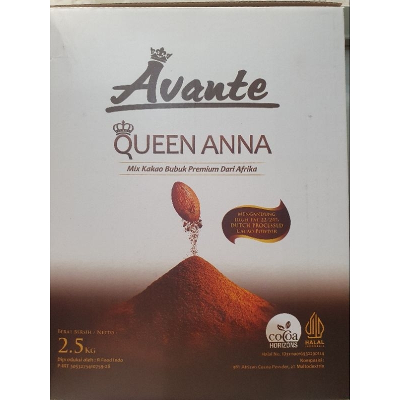 

Avante Bensdorp Queen Anna 22/24 Coklat Bubuk 2,5kg Kargo Instant
