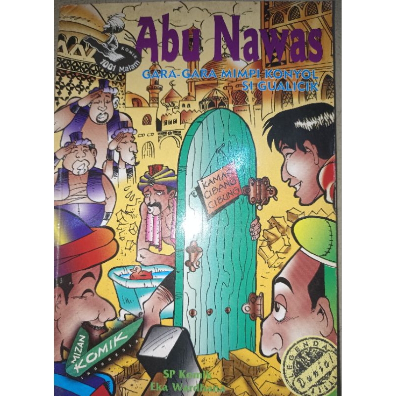 Buku Abu Nawas Gara-Gara Mimpi Konyol si Gualicik, kisah 1001 malam sejarah dan budaya, dari Aladdin
