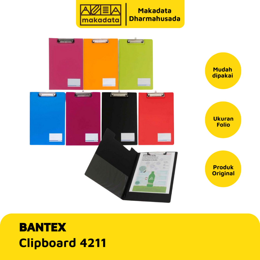 

CLIPBOARD / PAPAN UJIAN BANTEX FC COVER (KODE 4211) MURAH