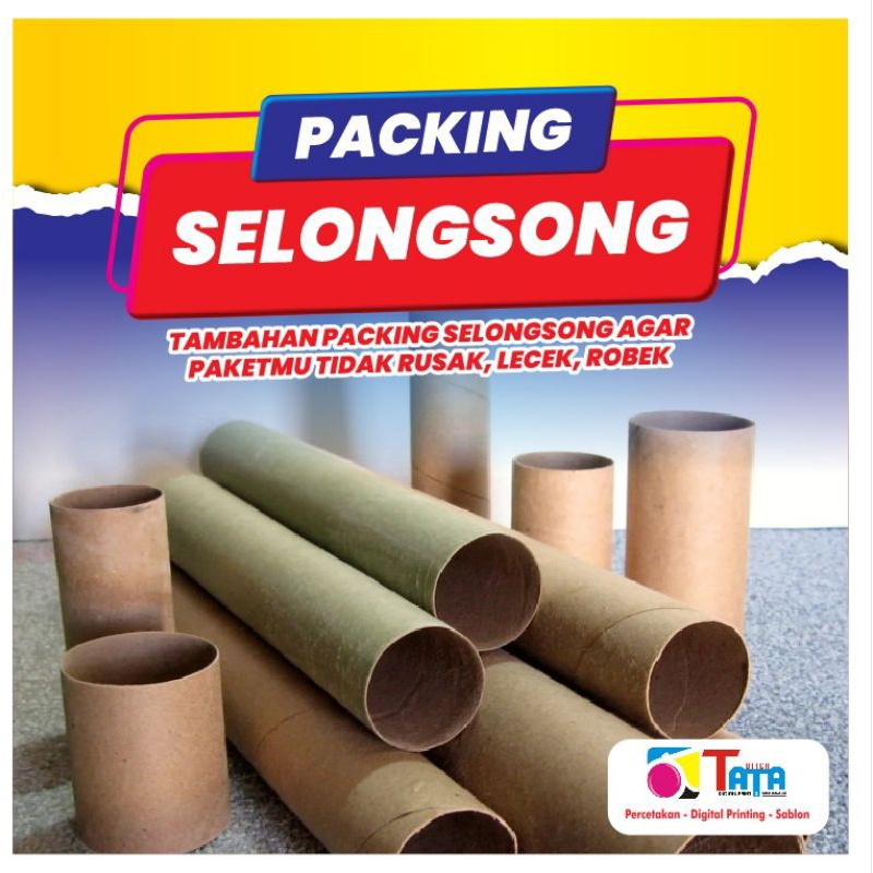 

selongsong packing stiker, kertas dll