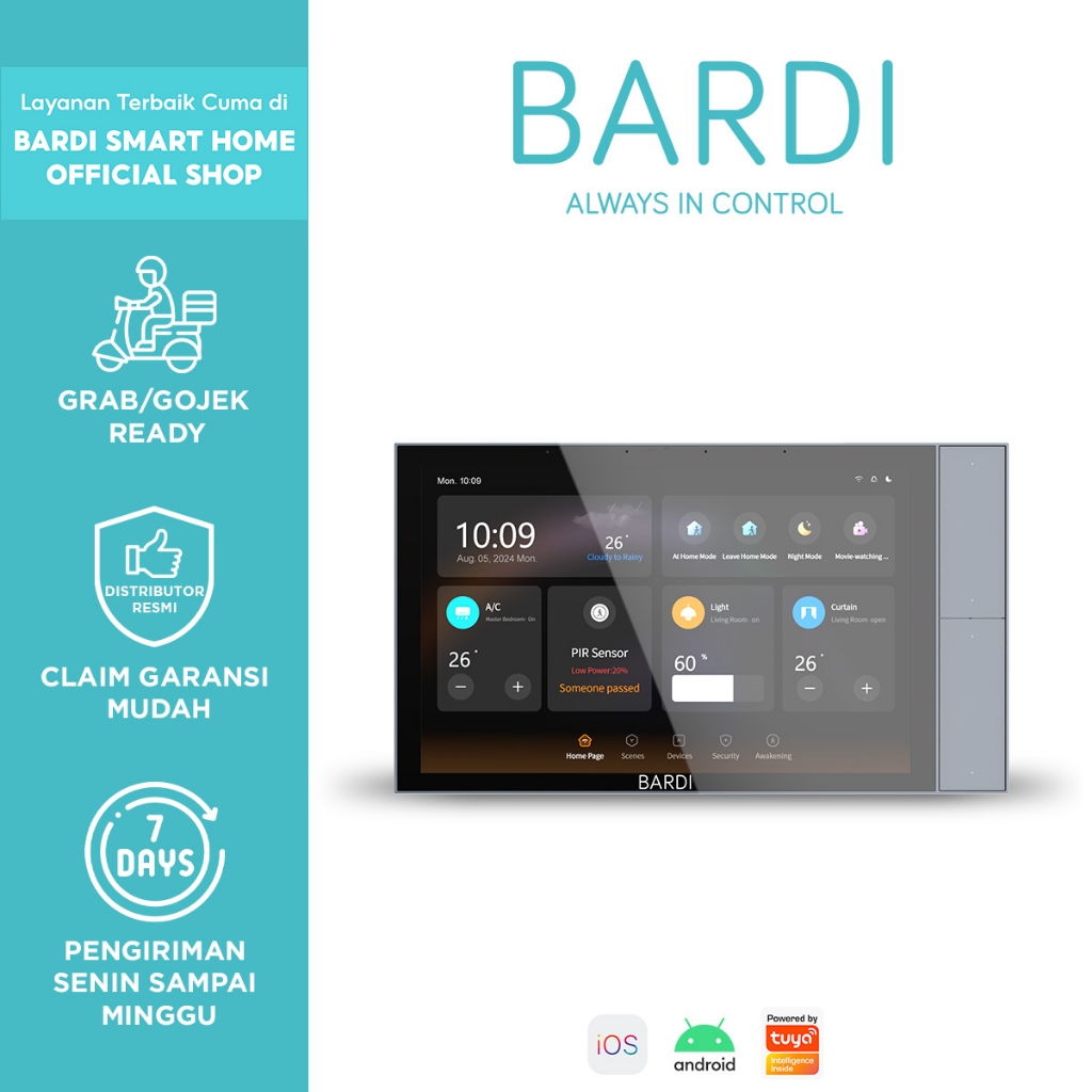 BARDI BARDI Smart Control Panel 10 Inch