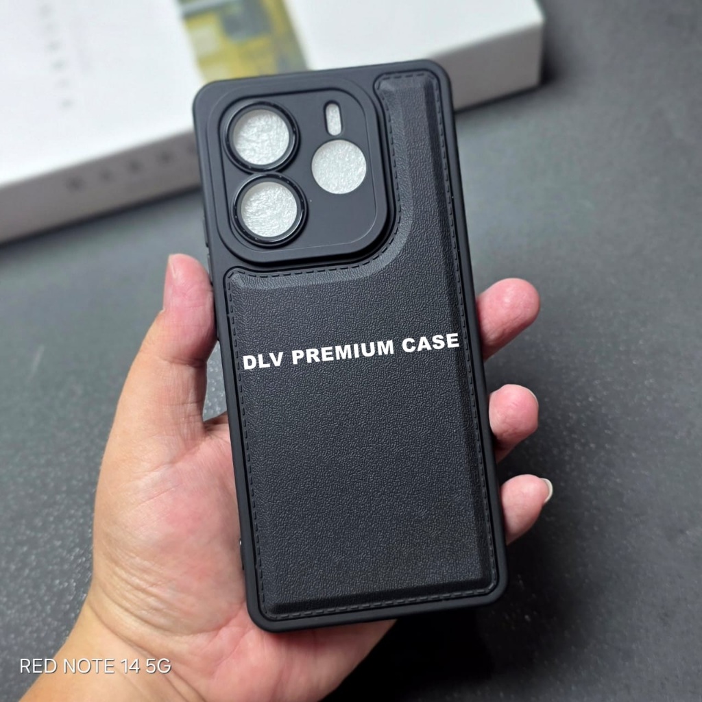 REDMI NOTE 14 4G REDMI NOTE 14 5G REDMI NOTE 14 PRO 4G REDMI NOTE 14 PRO 5G CASE LEATHER PRO CASE BL