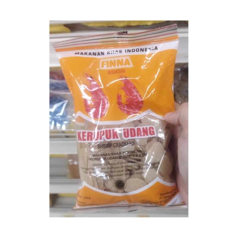

FINNA KERUPUK UDANG 250GR ISI 3 PCS