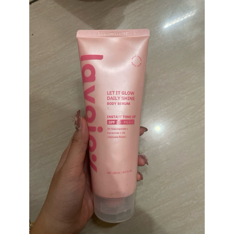 PRELOVED Lavojoy body serum instant Tone up