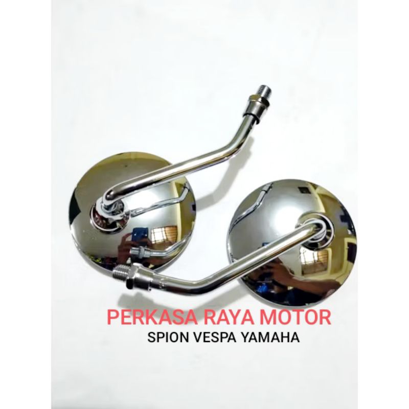 Spion Motor Vespa Matic Yamaha Mini Spion Vespa Matic Universal Matic/Kaca Spion Bulat Retro Clasik 
