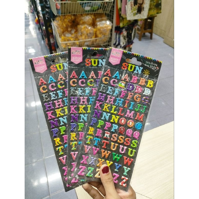 

Stiker Timbul Berbagai Macam Motif Karakter Dan Huruf