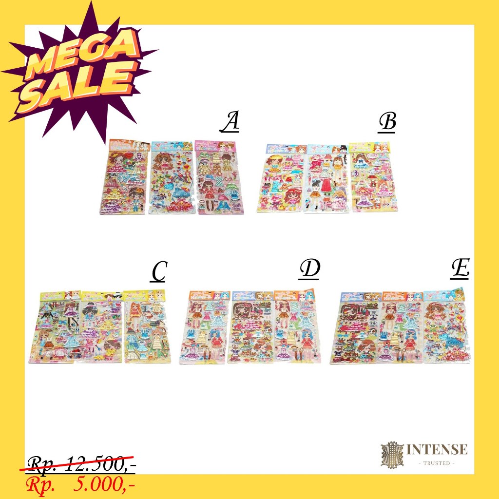

STIKER ANIMASI FASHION DRESS MIX
