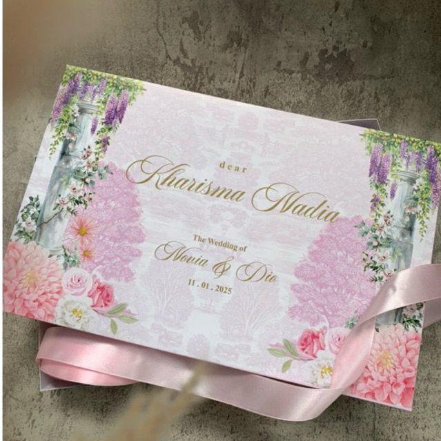 VINTAGE PINK Bridesmaid Box | Bridesmaid Paper Bag