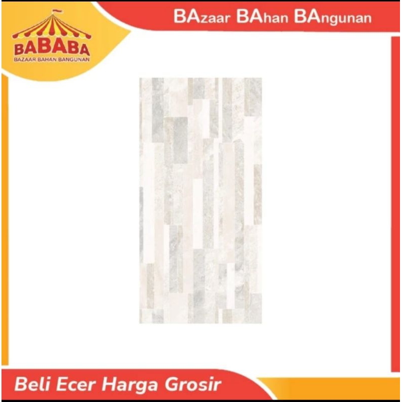 KERAMIK DINDING MATTE 25x50 HABITAT PIETRA LIGHT