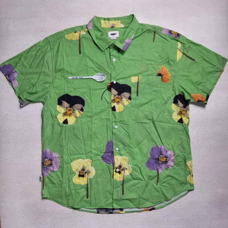 OBEY PATTERNED SHIRTS size XL100