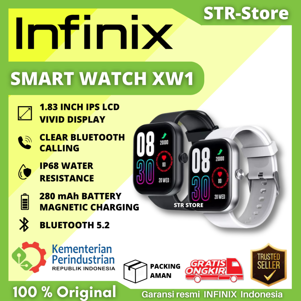 INFINIX SMART WATCH XW1 WEARABLE GARANSI RESMI INFINIX