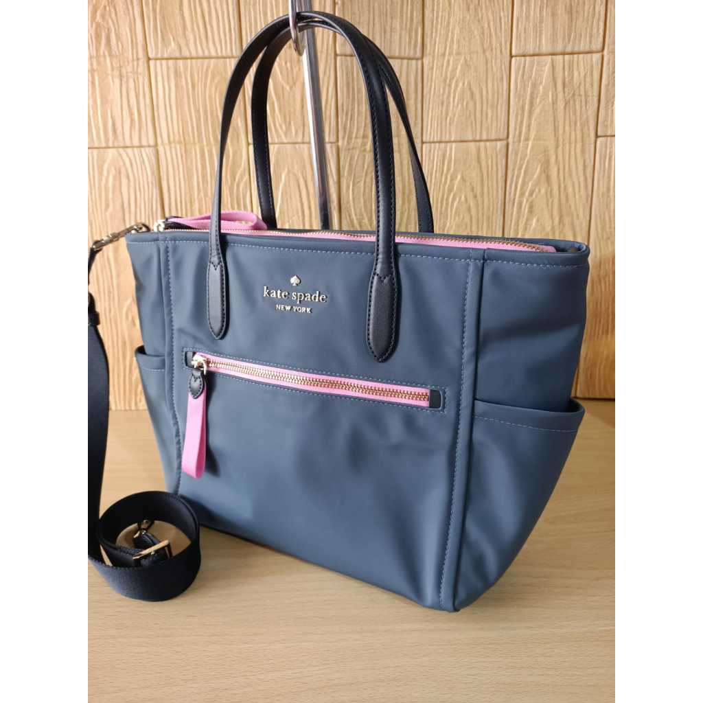 Kate spade chelsea medium satchel bluestone