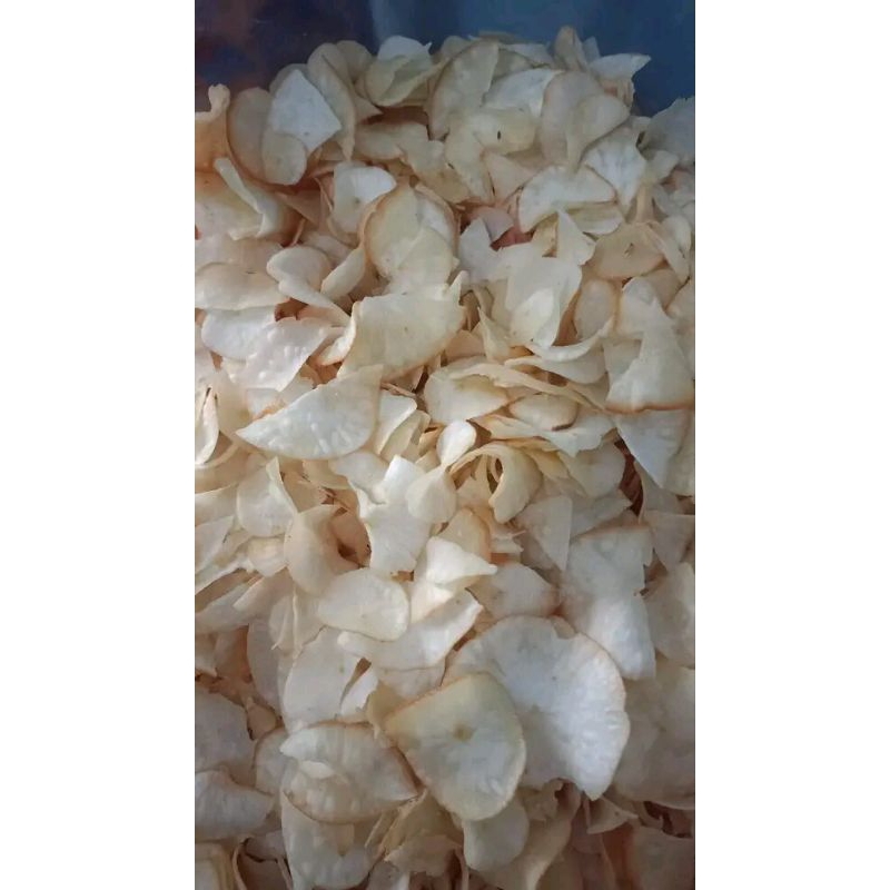

REMUKAN KERIPIK SINGKONG (750gr) / REMUKAN CRIPING SINGKONG / KONTOLIR GURIH ASIN
