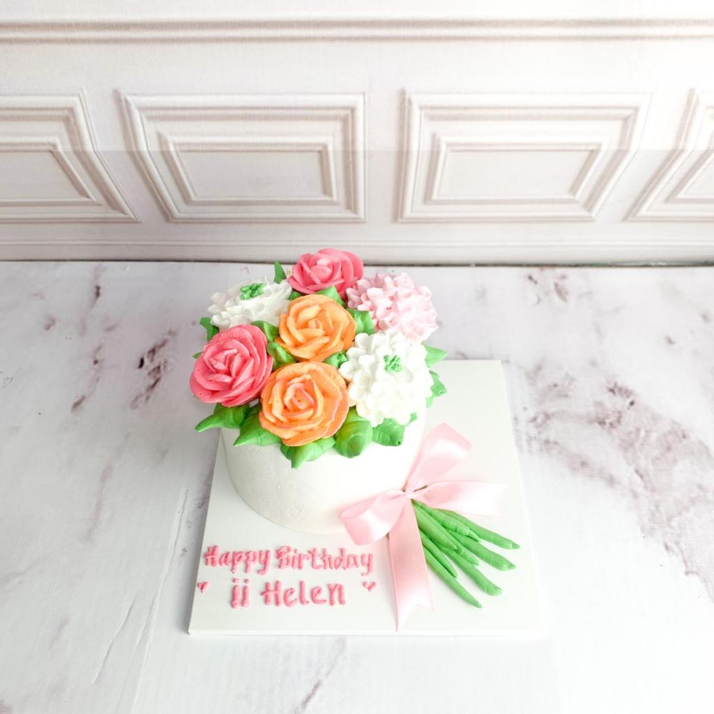 

Kue Ulang Tahun/Birthday Cake/Kue Ultah Tema Flower/Kue Flower Mini/Kue Birthday Jakarta