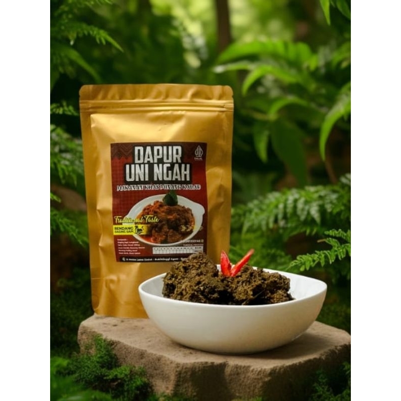 

Rendang Daging Sapi Asli Uni Ngah Rendang 250gr Khas Masakan Minangkabau