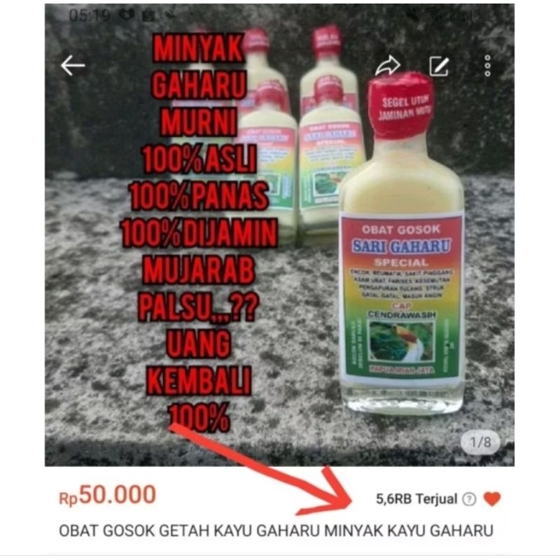 

MINYAK GETAH SARI KAYU GAHARU ASLI