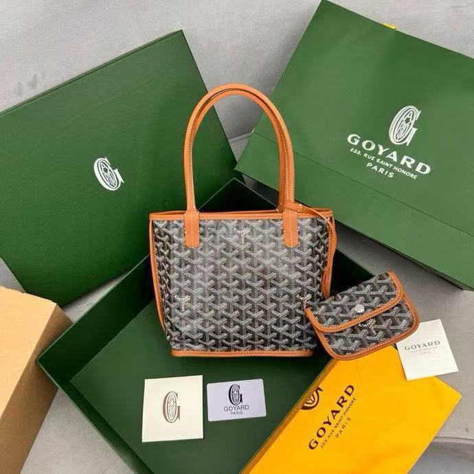 GOYARD Anjou Tote Bag Mini Women's Brown 5813